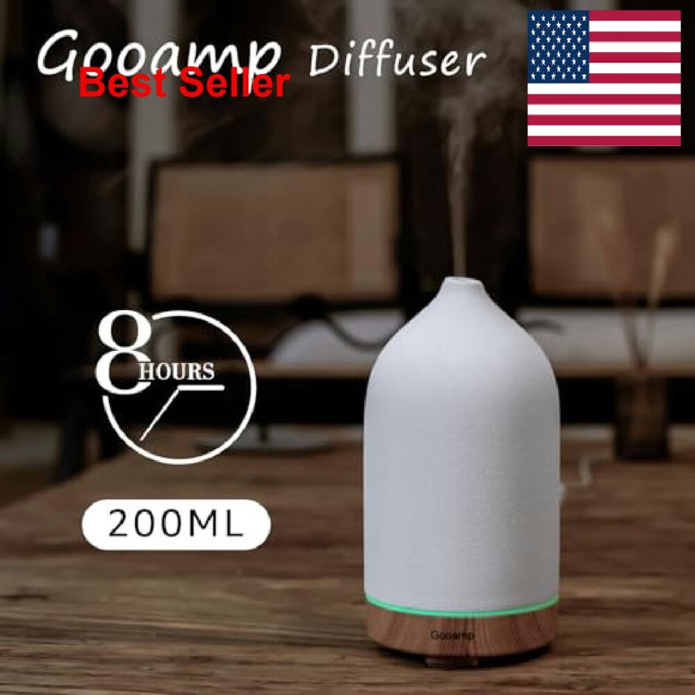 Ceramic Ultrasonic Essential Oil Diffuser Humidif… - image 4